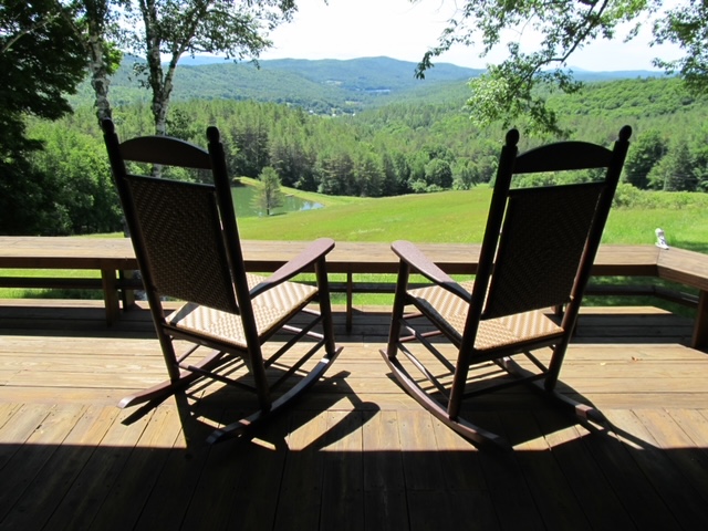 Chairs in porch area